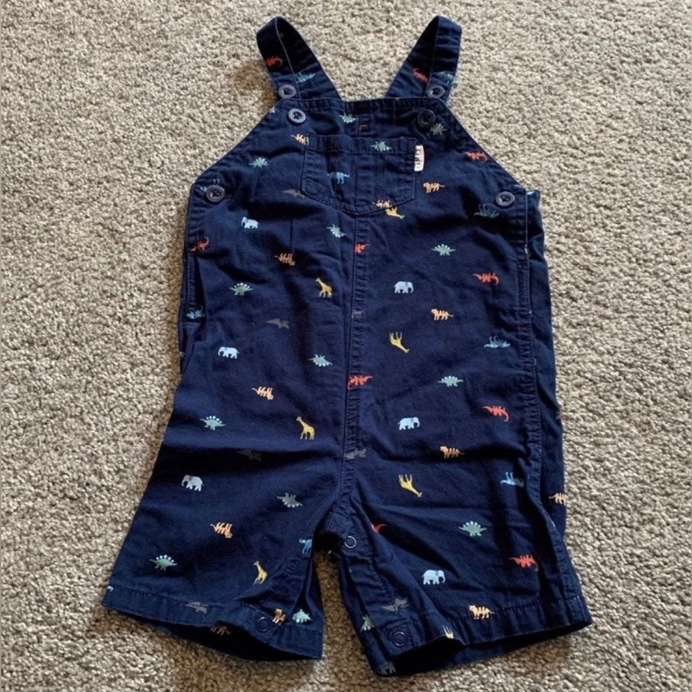 Carter’s dinosaur shortalls